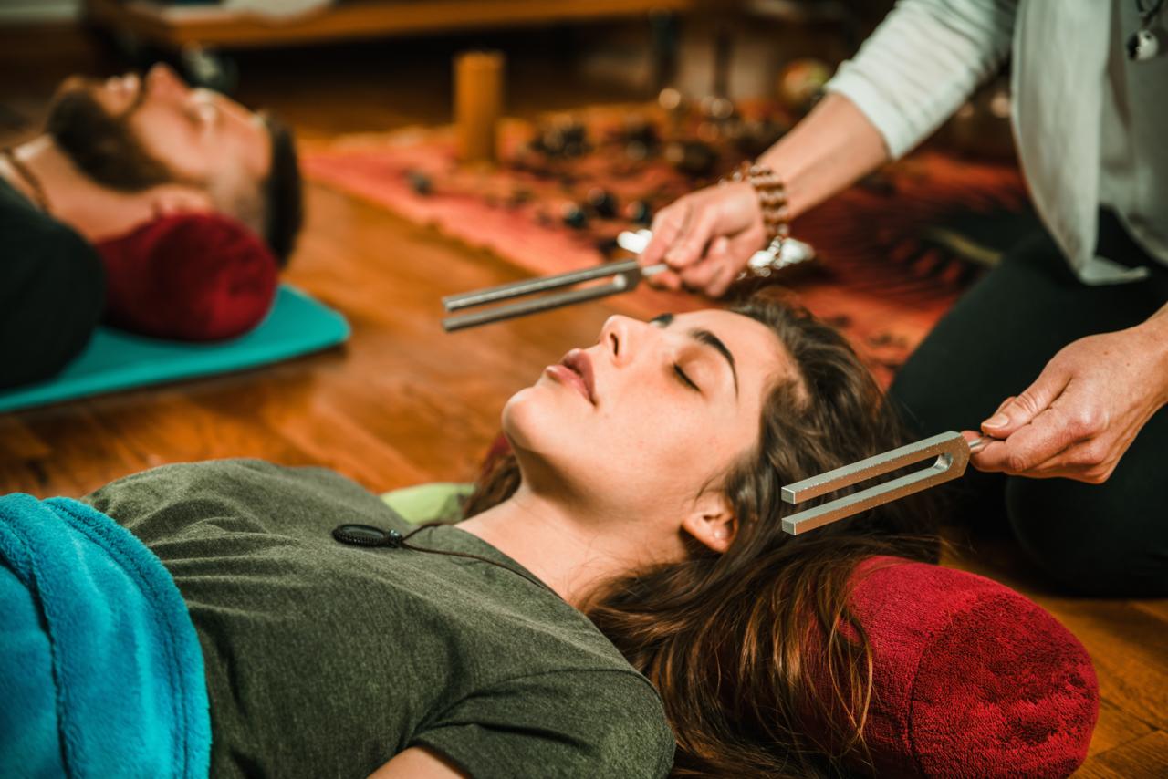 Sound healing tuning forks